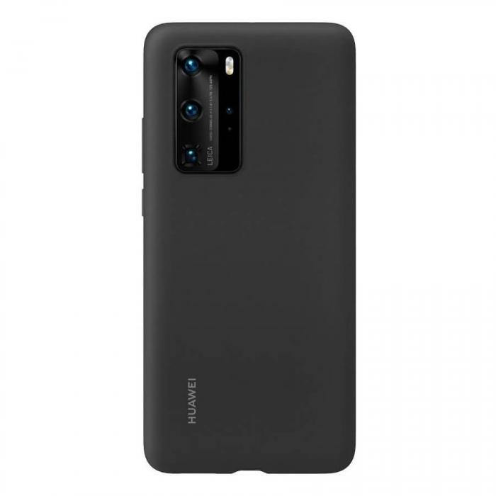 UTGATT5 - Huawei Silicone Case Huawei P40 Pro skal Svart