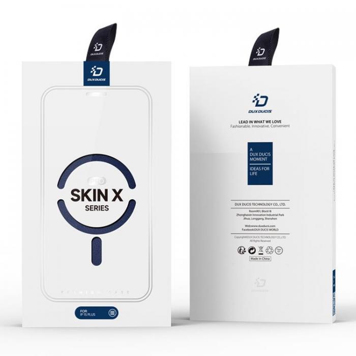 Dux Ducis - Dux Ducis iPhone 15 Plus Plnboksfodral Magsfae Skin X Pro - Bl