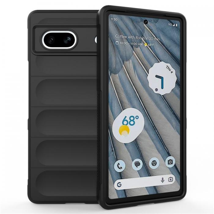 A-One Brand - Google Pixel 7A Mobilskal Rugged TPU - Svart