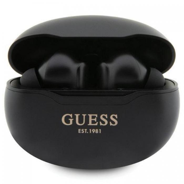 Guess - Guess TWS EST Bluetooth In-Ear Hrlurar + Dockingsstation - Svart