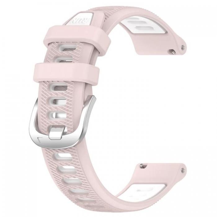 Taltech - Galaxy Watch 6 44mm Armband - Rosa/Vit