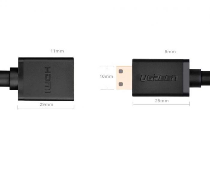 Ugreen - Ugreen HDMI Adapter 4K 60hz - Svart