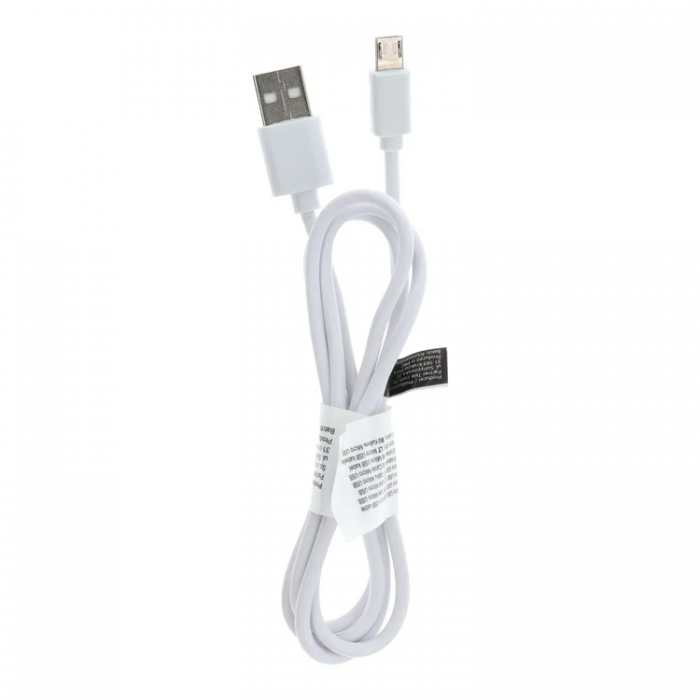 A-One Brand - USB Till Micro USB Kabel (1m) Tip 8mm - Vit