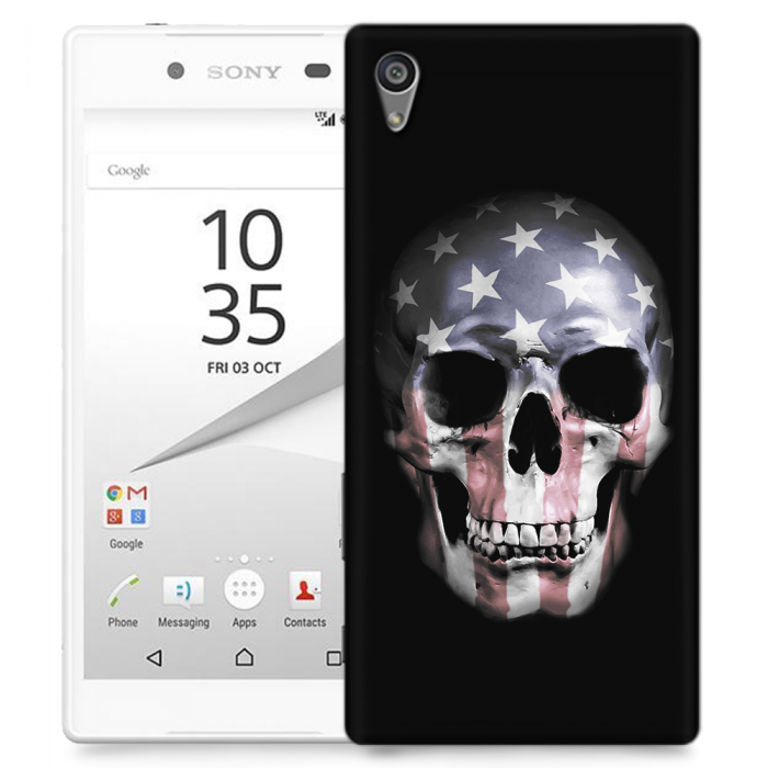 UTGATT5 - Skal till Sony Xperia Z5 Premium - American Skull