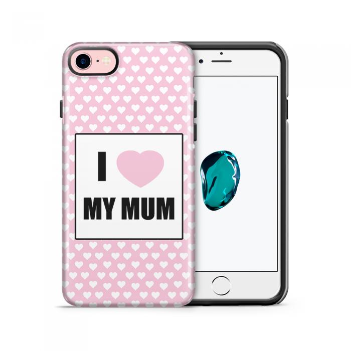 UTGATT5 - Tough mobilskal till Apple iPhone 7/8 - Morsdag - I Love My Mum