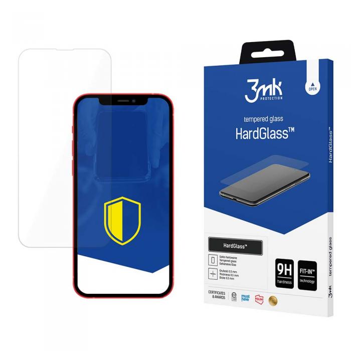 3MK - 3mk HardGlass Skrmskydd Hrdat Glas iPhone 15 Pro Max