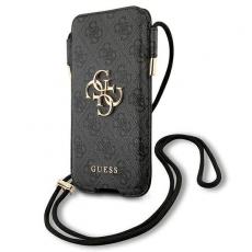 Guess - Guess 4G Metal Logo Halsbandsfodral 6.7" - Grå