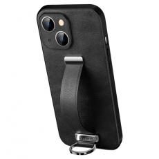 SULADA - SULADA iPhone 15 Mobilskal Kickstand med Wristband - Svart