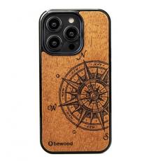 Bewood - Bewood iPhone 14 Pro Mobilskal Magsafe Wooden Traveler Merbau