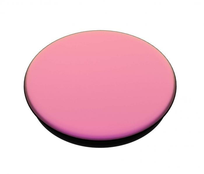 UTGATT5 - POPSOCKETS Color Chrome Pink Avtagbart Grip med Stllfunktion Premium