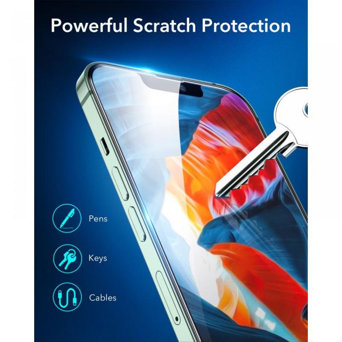 UTGATT - ESR 2-Pack Screen Shield Hrdat Glas Skrmskydd iPhone 13 / 13 Pro - Clear