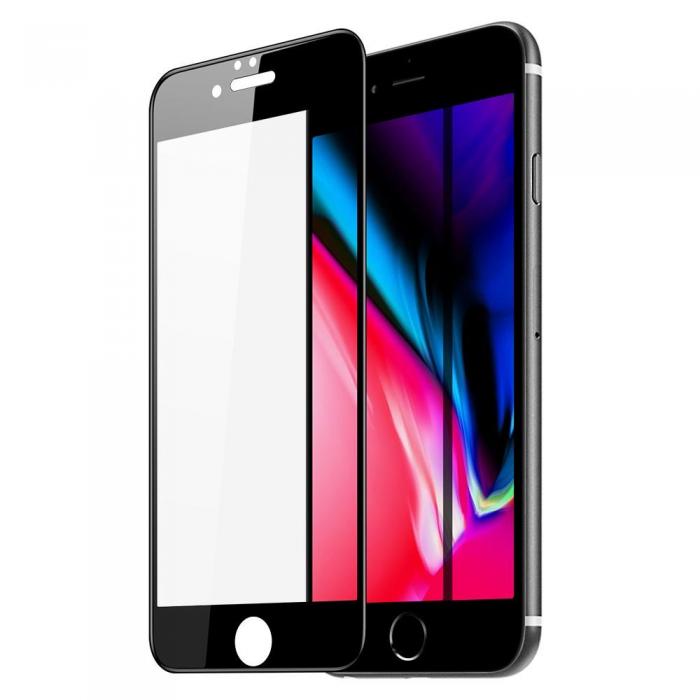 A-One Brand - [1-PACK] Hrdat Glas Skrmskydd iPhone 8 Plus / iPhone 7 Plus - Svart