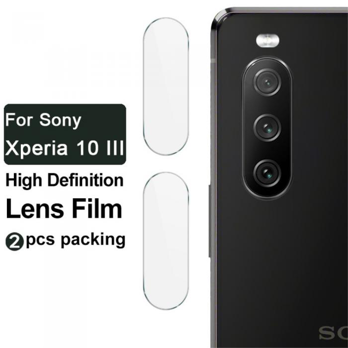 A-One Brand - [2-PACK] Kameralinsskydd i Hrdat Glas Sony Xperia 10 III Skrmskydd
