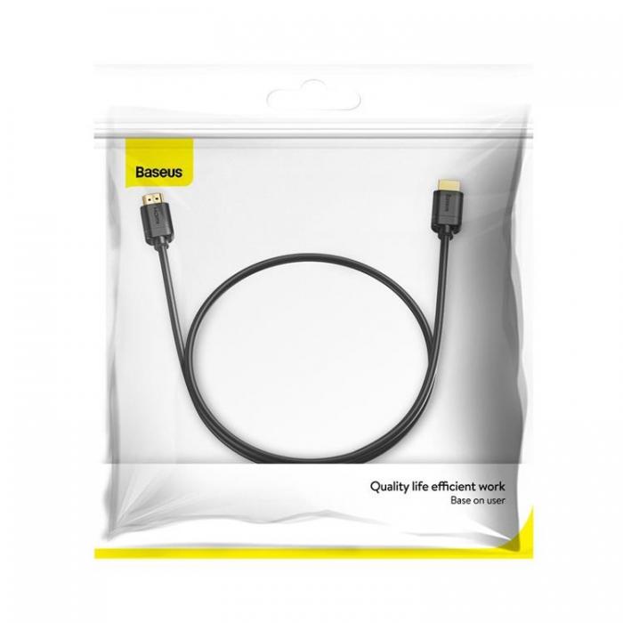 BASEUS - Baseus HDMI 4K Kabel 1 m - Svart
