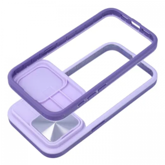 A-One Brand - iPhone 12 Pro Mobilskal Slider - Lila