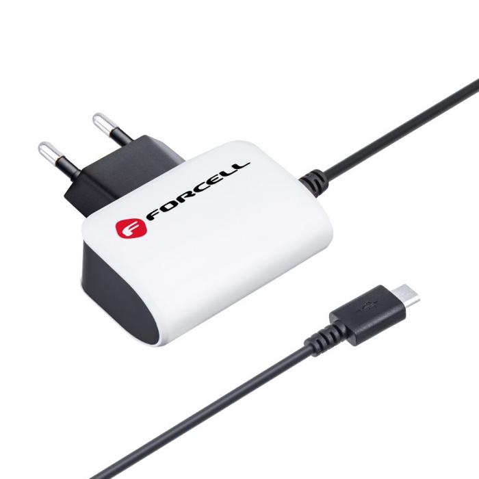 Forcell - FORCELL Reseladdare Micro USB Universal 1A