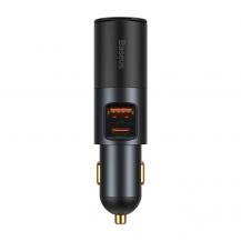 BASEUS - Baseus Billaddare USB Till USB-C 120W - Grå