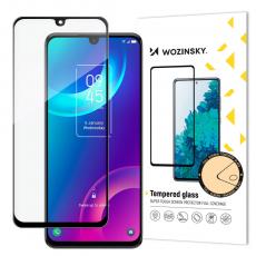 Wozinsky - Wozinsky TCL 30 Plus Härdat Glas Full Glue - Svart