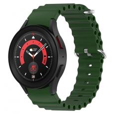 A-One Brand - Galaxy Watch Armband Ocean (20mm) - Army Grön