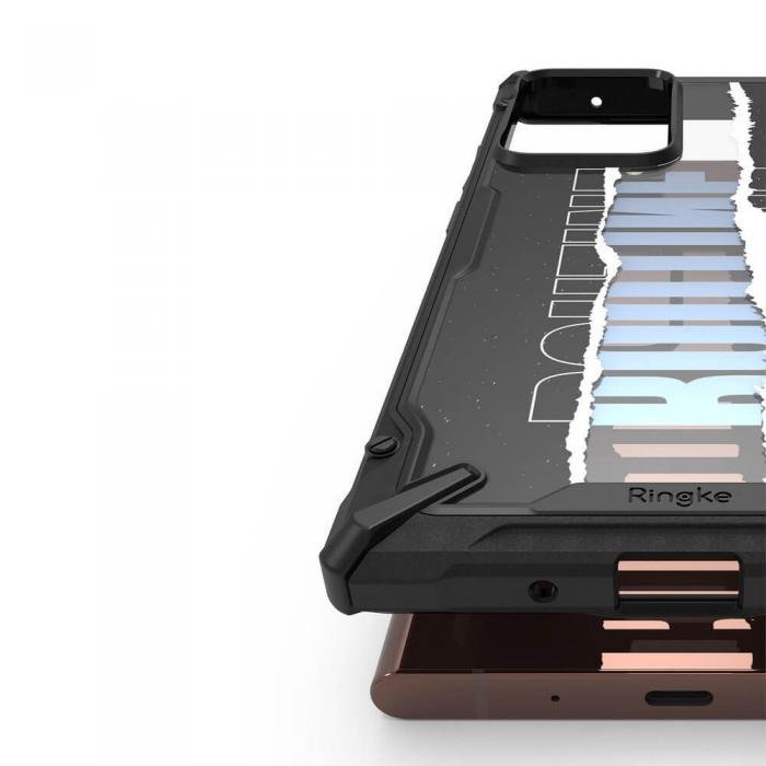 UTGATT5 - Ringke Fusion X Design skal Galaxy Note 20 Ultra Svart