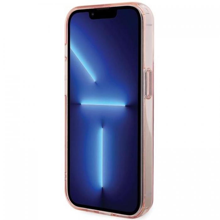 KARL LAGERFELD - KARL LAGERFELD iPhone 15 Pro Max Mobilskal MagSafe Ringstll - Rosa