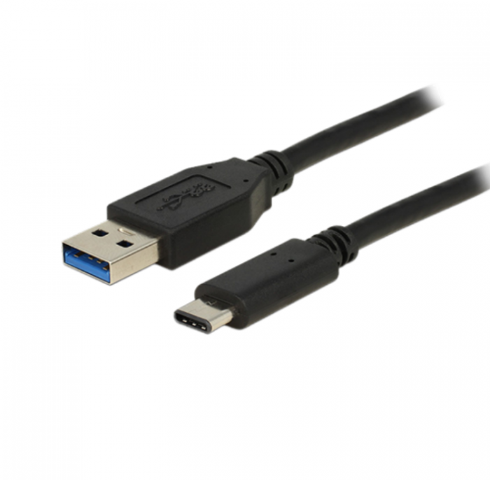 UTGATT1 - DeLock USB-C till USB-A Kabel 0.5m - Svart