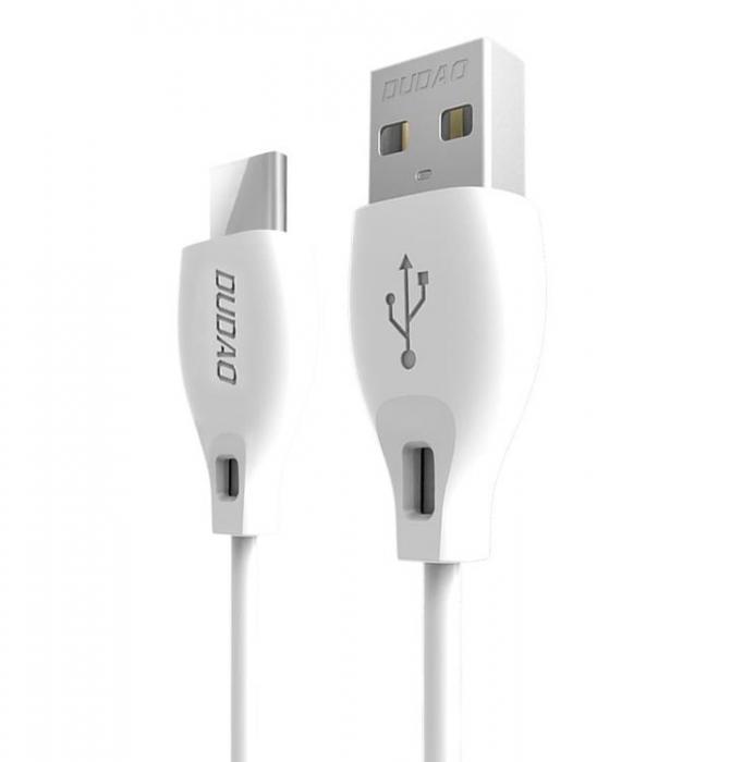 Dudao - Dudao USB-A till USB-C Kabel 2m - Vit