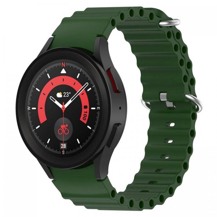 A-One Brand - Galaxy Watch Armband Ocean (20mm) - Army Grn