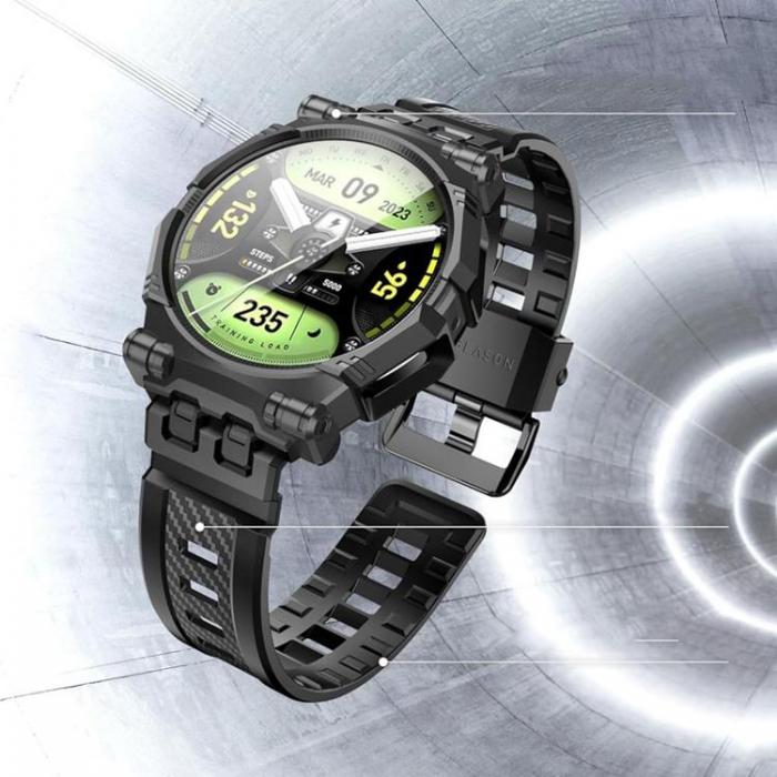 A-One Brand - [2-Pack] Supcase Galaxy Watch 6 Classic (47mm) Hrdat Glas Skrmskydd - Svart