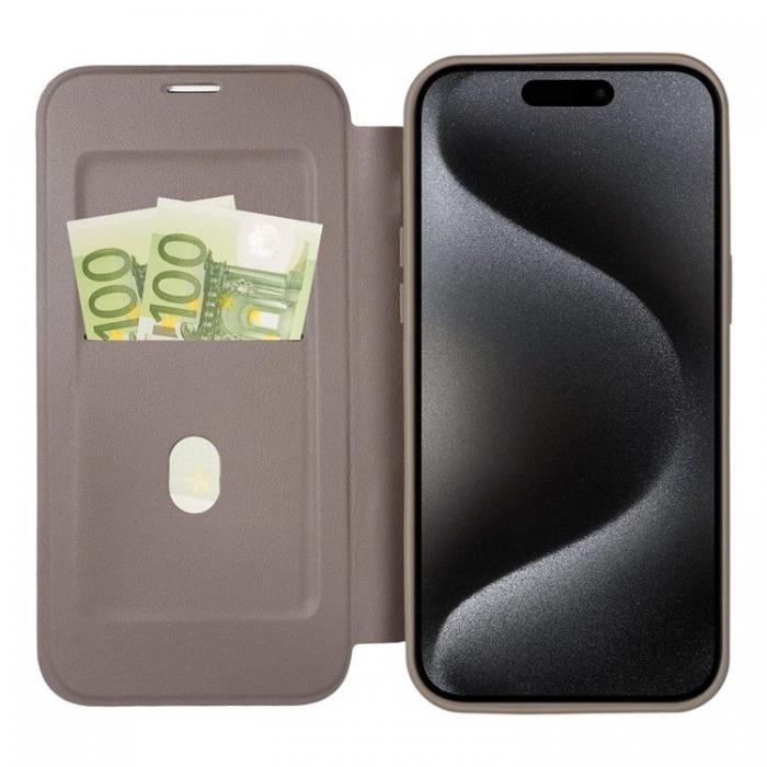 A-One Brand - iPhone 15 Pro Max Plnboksfodral Magsafe Smart - Titanium