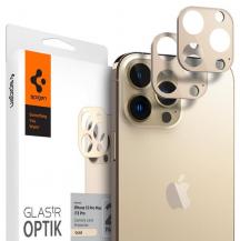 Spigen&#8233;Spigen Optik.Tr 2-Pack Kameraskydd iPhone 13 Pro / 13 Pro Max - Guld&#8233;