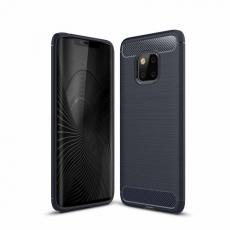 A-One Brand - Carbon Brushed Flexicase Skal till Huawei Mate 20 Pro - Blå