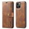 DG.MING - DG.MING iPhone 14 Plnboksfodral Split Detachable Flip - Brun
