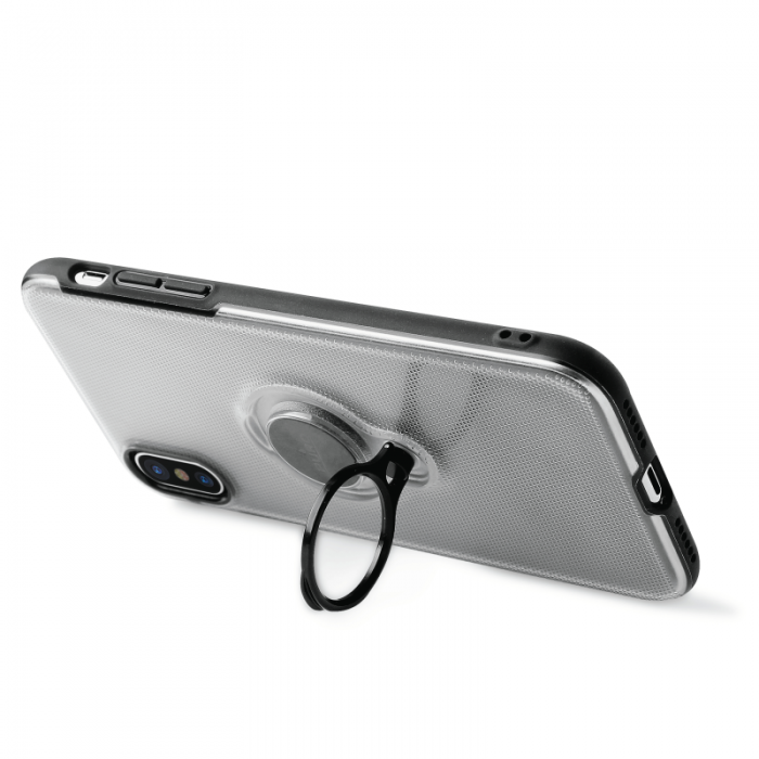 UTGATT5 - Puro Magnet Ring Cover iPhone X/XS - Transparent