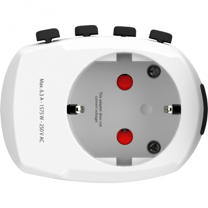 UTGATT1 - Skross Pro World Adapter Set med USB