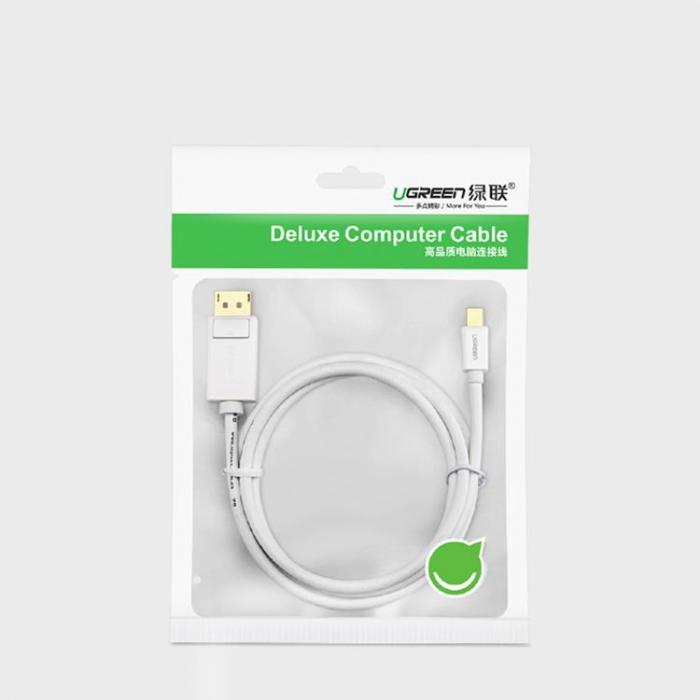 Ugreen - Ugreen DisplayPort Till Mini DisplayPort Kabel 1.5m - Svart