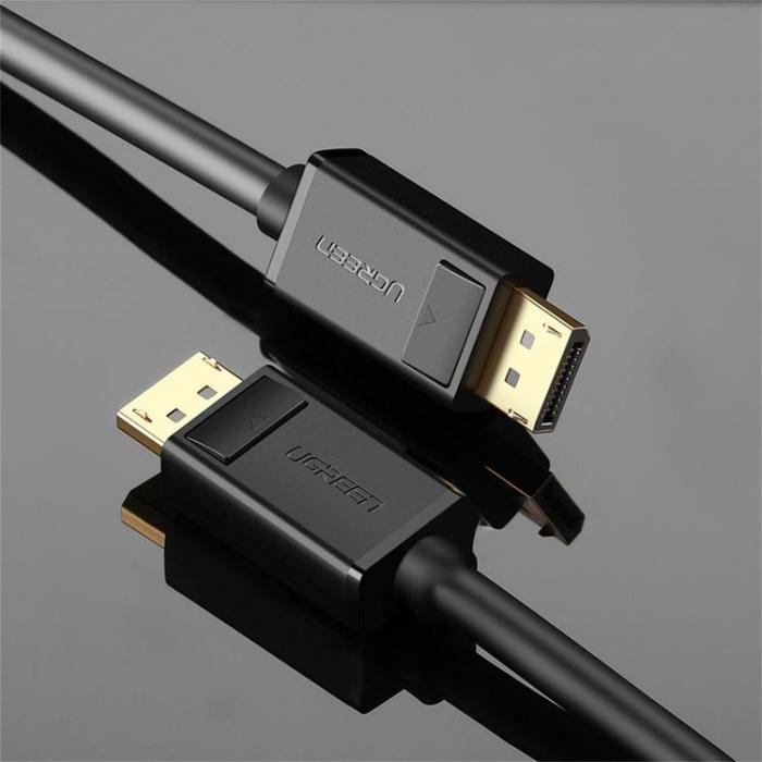 Ugreen - Ugreen DisplayPort Till DisplayPort 4K Kabel 1m - Svart