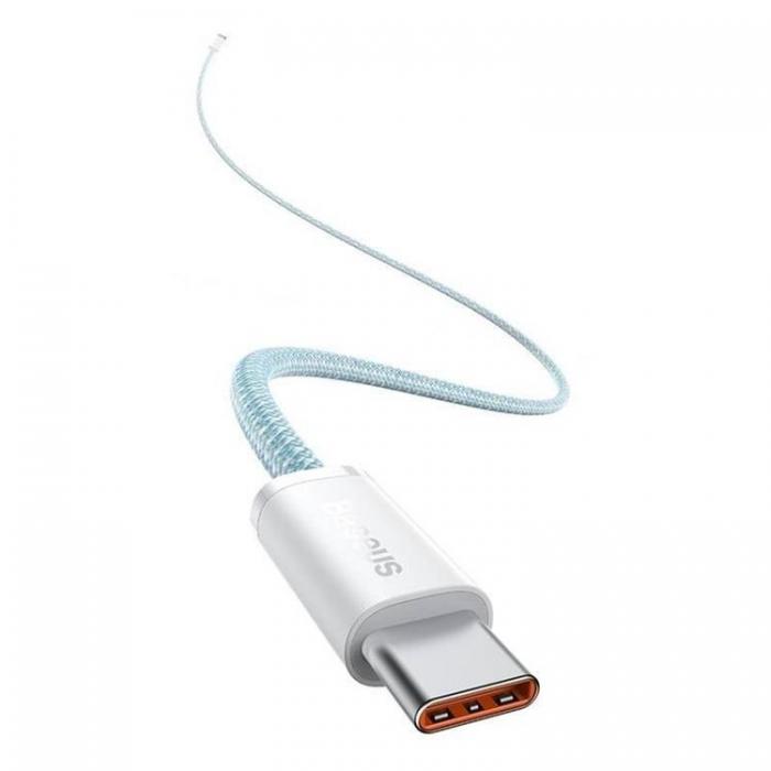 BASEUS - Baseus USB-C Till USB-C Kabel PD100W 1m Dynamic Series - Bl