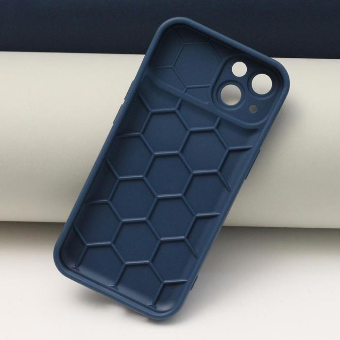 TelForceOne - iPhone 13 skal Honeycomb mrkbl: Stttlig Skyddsfodral