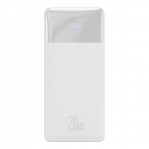 BASEUS - Baseus Powerbank 10000 mAh 20W Bipow + Micro-USB Kabel - Vit