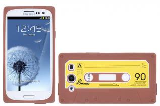 A-One Brand - Cassette silikon skal till Samsung Galaxy S3 i9300 (Brun)