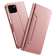 OEM - Plånboksfodral med Spegel till Huawei P40 - Rose Gold