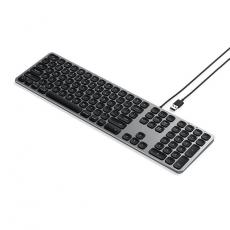 Satechi - Satechi tangetbord med trådbunden USB anslutning - Space Grå