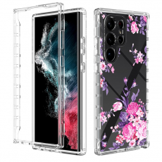 A-One Brand - Galaxy S23 Ultra Skal Pattern Printing - Flower