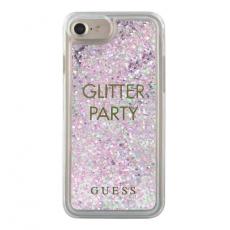 Guess - Guess Party Glitter Liquid Skal iPhone 6/7/8/SE (2020/2022) - Lila