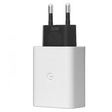 Google - Google PD Väggladdare USB-C 30W - Vit