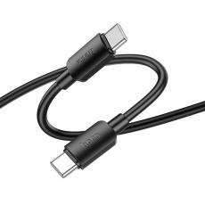 Hoco - Hoco USB-C Till USB-C Kabel 1m 100W - Svart