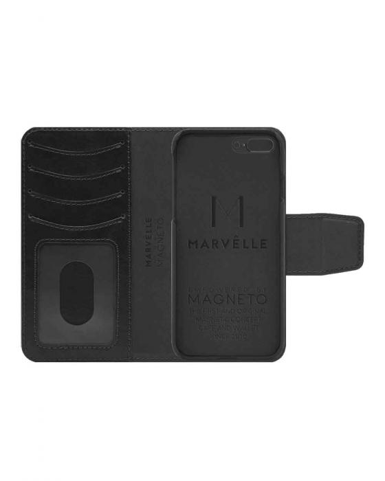 UTGATT4 - Marvlle N301 Plnboksfodral iPhone 7/8 Plus - MIDNIGHT BLACK