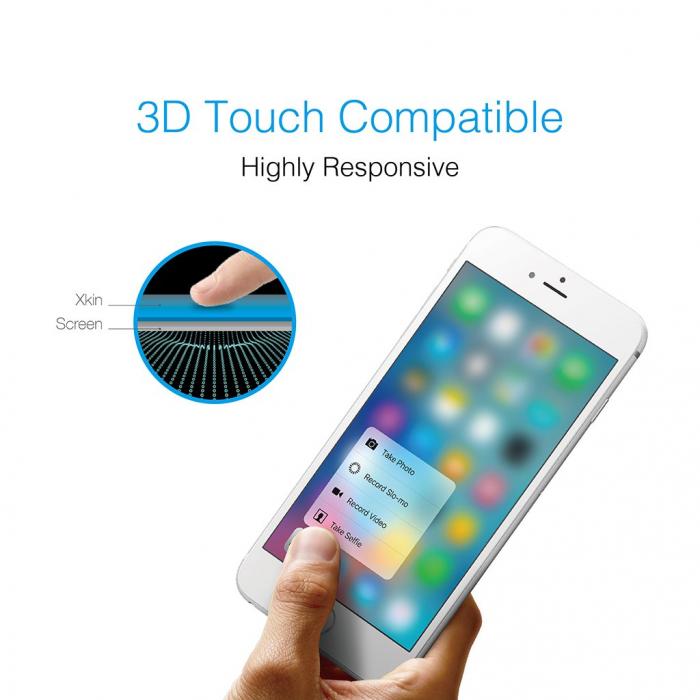 UTGATT1 - Just Mobile Xkin Tempered Glass fr iPhone 6/7/8/SE 2020