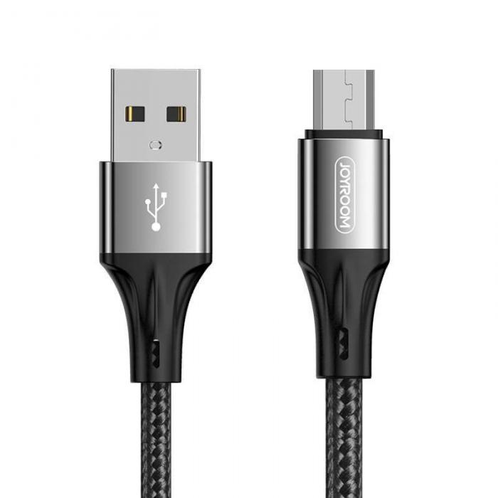 UTGATT5 - Joyroom USB - micro USB cable 3 A 0,2 m Svart